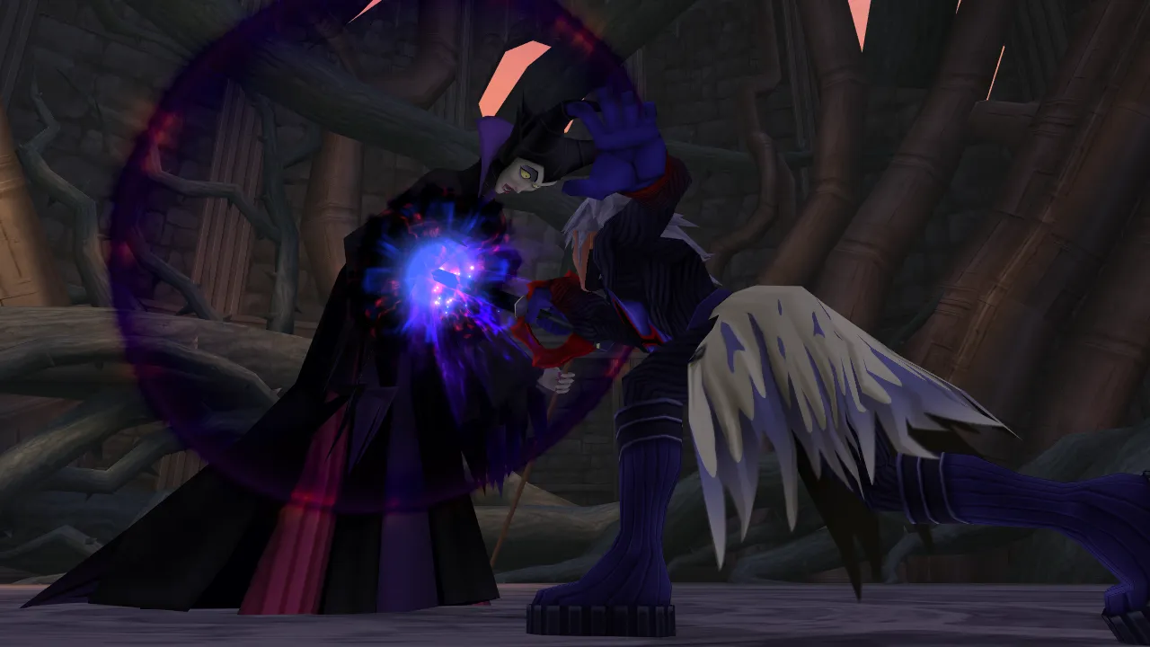 Hollow Bastion Defeat Maleficent Donald Cheer Event